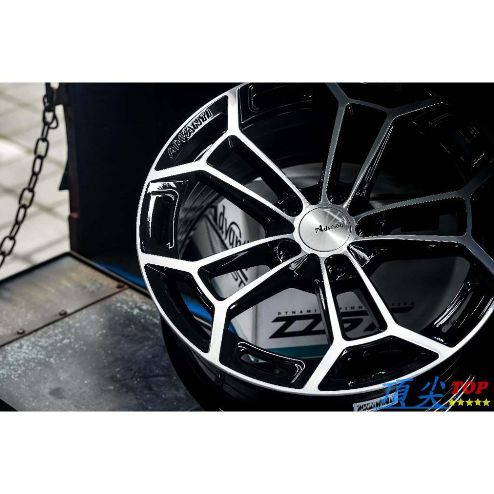 【頂尖】全新 Advanti鋁圈 MAT28 18吋旋壓鋁圈 8j 5x114.3 et40 18吋鋁圈 亮黑車面鋁圈-細節圖3