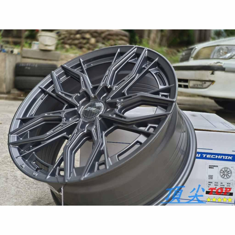 【頂尖】全新 305FORGED鋁圈FT123 平光鐵灰 18吋鋁圈/19吋鋁圈 5x114.3/5x112/5x108-細節圖2