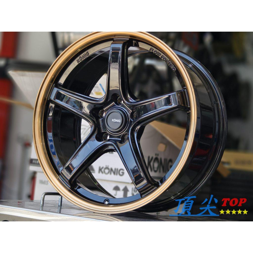【頂尖】全新KONIG NEOFORM 18吋鋁圈8.5J 5X114.3/5X108/5X112/五爪鋁圈/類GT鋁圈-細節圖2