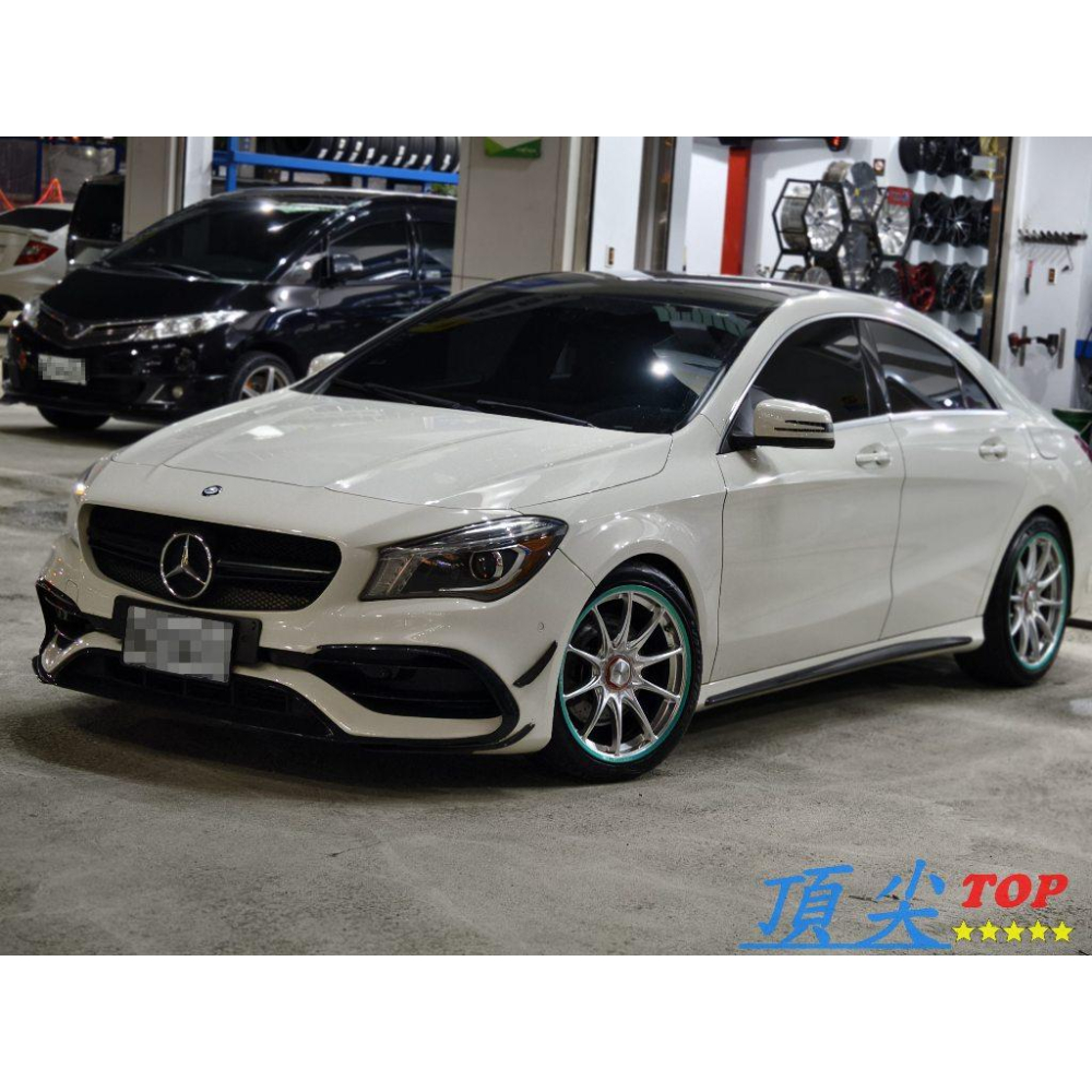 【頂尖】全新Advanti鋁圈MAT11 18吋旋壓鋁圈 8J 5X112 ET35 高亮銀邊滾綠色 CLA鋁圈-細節圖2