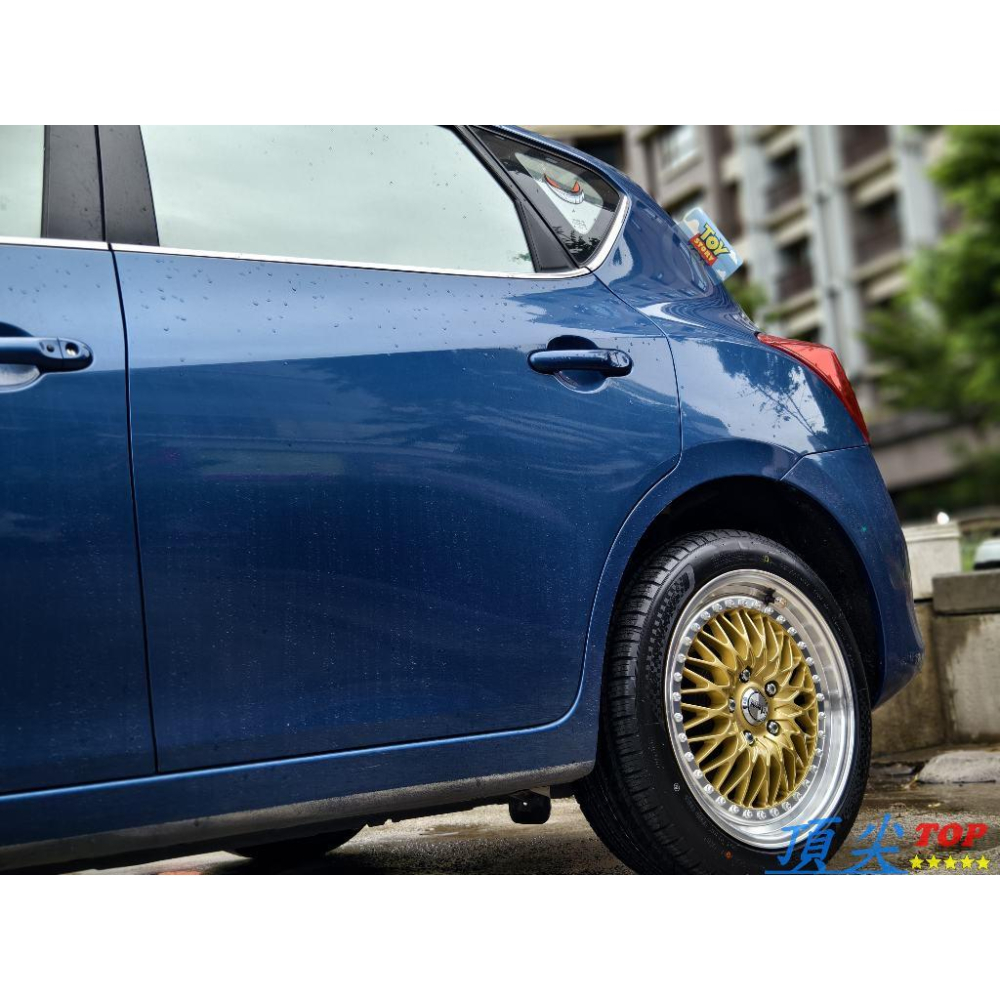 【頂尖】全新Advanti鋁圈 ADV-52 5X114.3 ET40 17吋鋁圈 金色車邊 海拉風鋁圈 TIDDA鋁圈-細節圖3