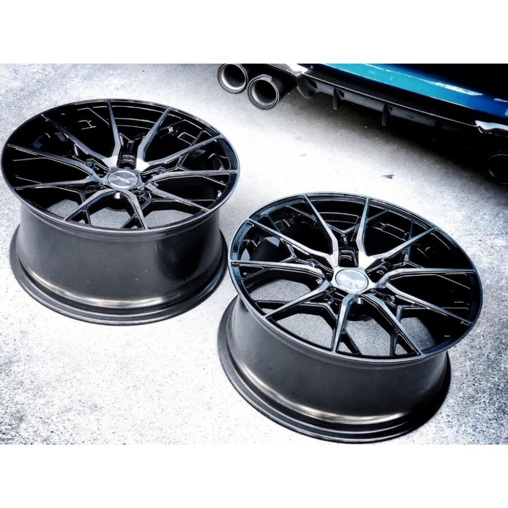 【頂尖】全新DATA鋁圈KF06 19吋旋壓鋁圈 5X112 8.5J+9.5J ET42+ET35 19吋前後配鋁圈-細節圖2