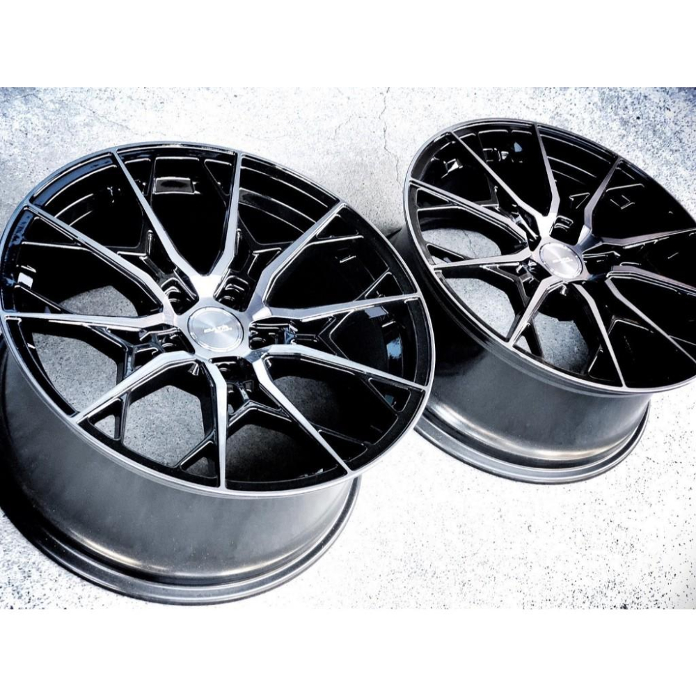 【頂尖】全新DATA鋁圈KF06 19吋旋壓鋁圈 5X112 8.5J+9.5J ET42+ET35 19吋前後配鋁圈-細節圖3