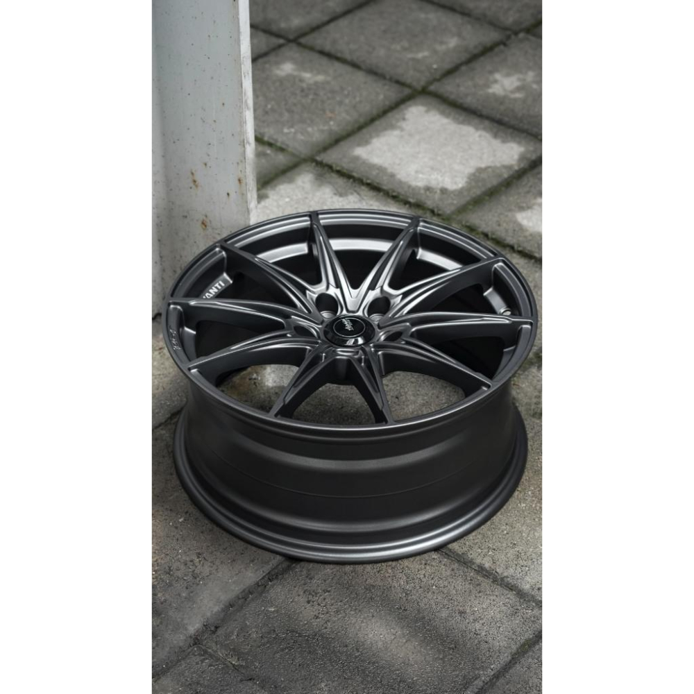 【頂尖】全新Advanti鋁圈 MAT19 17吋旋壓鋁圈 7.5J 5X114.3 ET42 17吋鋁圈/平光鐵灰-細節圖2