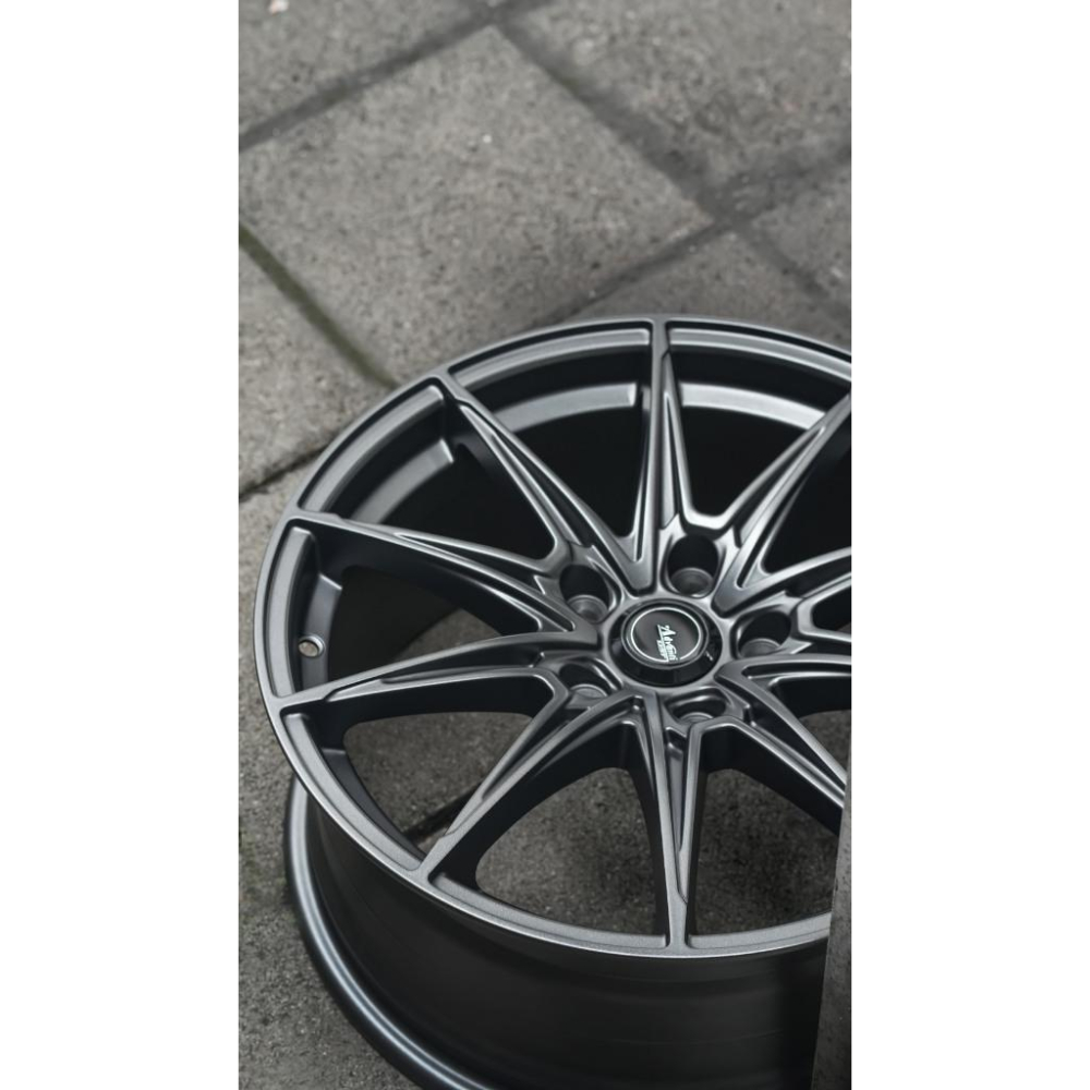 【頂尖】全新Advanti鋁圈 MAT19 17吋旋壓鋁圈 7.5J 5X114.3 ET42 17吋鋁圈/平光鐵灰-細節圖3