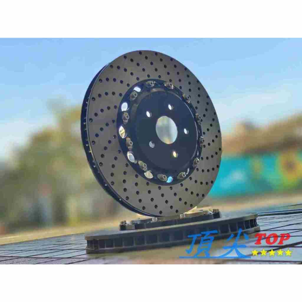 【頂尖】全新 台製客製化卡鉗 大四活塞卡鉗+330mm碟盤/355mm碟盤+金屬油管+陶瓷煞車皮 客製化碟盤/鍛造卡鉗-細節圖3