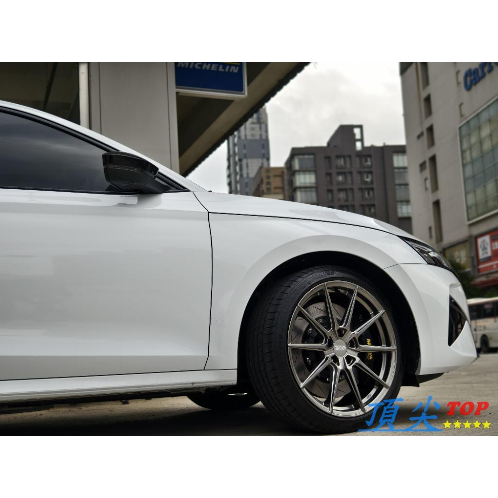 【頂尖】全新 XXR鋁圈 XXR567 XXR鍛造鋁圈 19吋 8.5J 5X112 ET43 鈦色 Octavia鋁圈-細節圖3