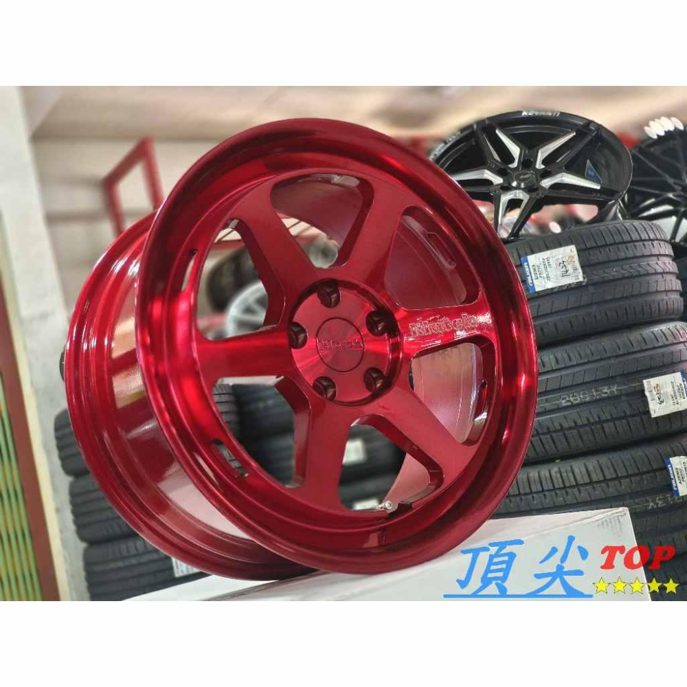 【頂尖】全新 18吋鋁圈 SLC2 8.5J 5X114.3 ET38 糖果紅鋁圈/旋壓鋁圈 klutch鋁圈-細節圖2