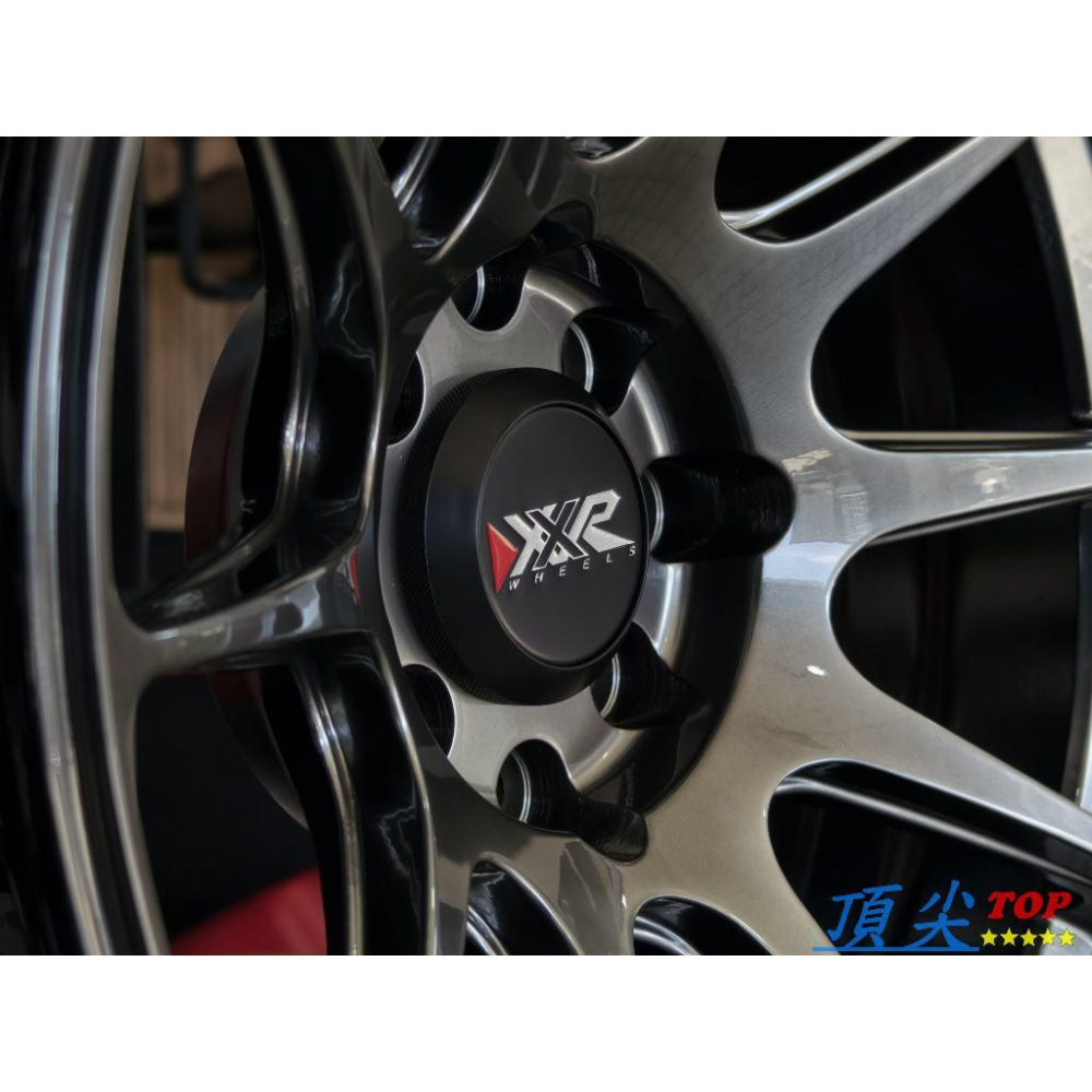 【頂尖】全新 15吋鋁圈 XXR 527 8.25J ET0 4X100/4X114 8孔鋁圈 亮鐵灰 15吋大內凹鋁圈-細節圖2