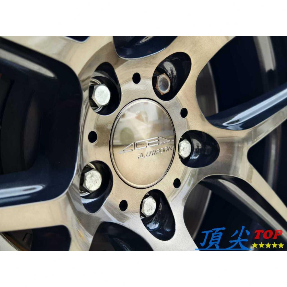 【頂尖】全新美國ACE鋁圈 V002H 19吋前後配鋁圈 8.5J+9.5J/ET前後45 賓士W205鋁圈實車照-細節圖3