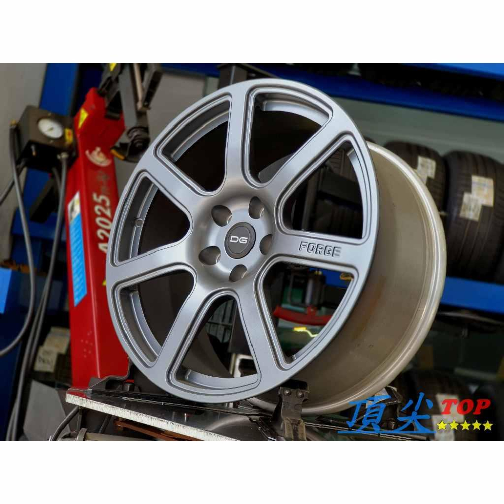 【頂尖】全新 20吋鍛造鋁圈 5x120 9.5j et45 平光鐵灰/台灣巧新鍛造/BMW F15/BMW X5鋁圈-細節圖2