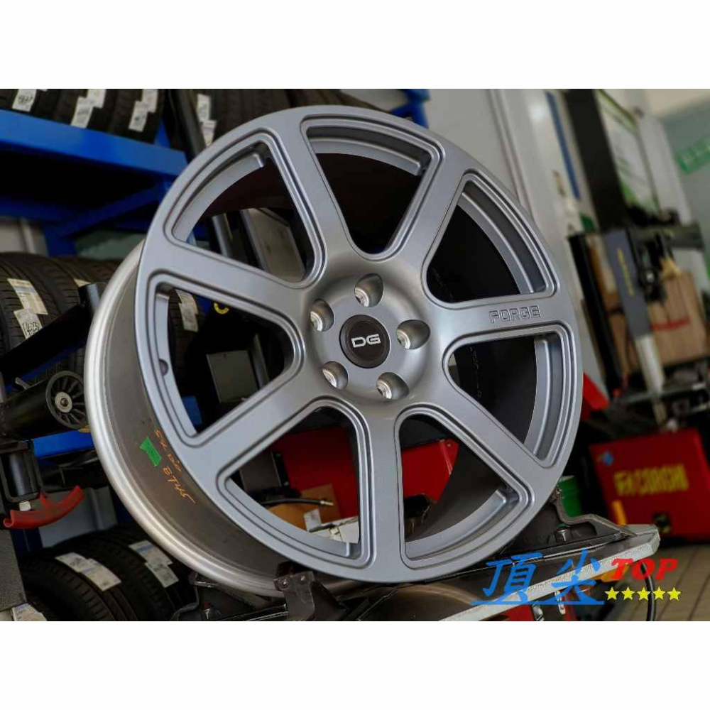 【頂尖】全新 20吋鍛造鋁圈 5x120 9.5j et45 平光鐵灰/台灣巧新鍛造/BMW F15/BMW X5鋁圈-細節圖3