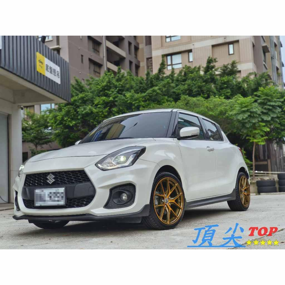 【頂尖】全新 GRORA鋁圈 GS15V 17吋 5x114.3 7.5j ET35 亮色黃 SWIFT SPORT鋁圈-細節圖3