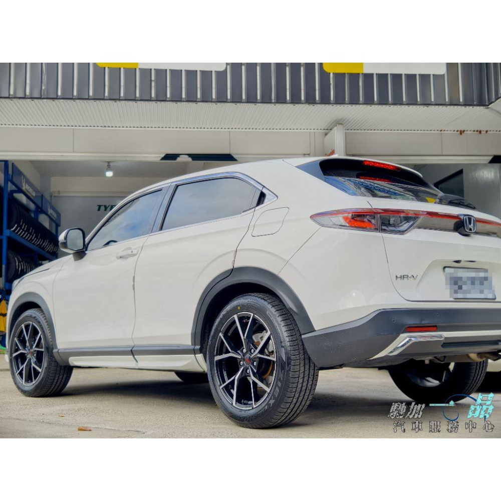 【頂尖】全新 SI鋁圈 EP1160X 18吋旋壓鋁圈 5X114.3 8J ET40 亮黑車面 HRV鋁圈實裝圖-細節圖4