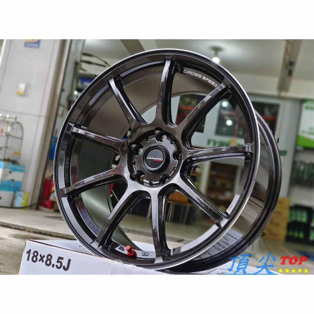 【頂尖】全新SI鋁圈 RS9 18吋旋壓鋁圈 8.5J 5X108 ET43/5X100 ET38 鑽石灰車邊+刻字-細節圖2