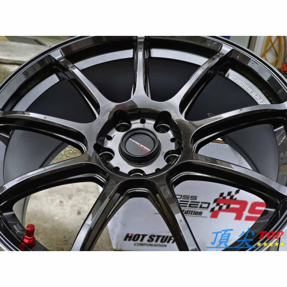 【頂尖】全新SI鋁圈 RS9 18吋旋壓鋁圈 8.5J 5X108 ET43/5X100 ET38 鑽石灰車邊+刻字-細節圖3