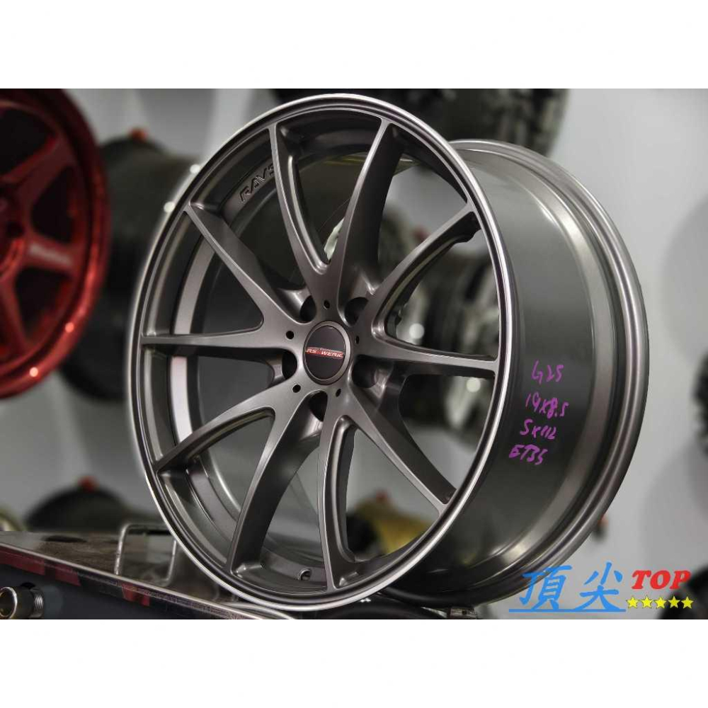 【頂尖】全新類G25樣式 19吋 5X112 8.5J+9.5J ET35+45 19吋前後配鋁圈 類G25鋁圈樣式-細節圖3