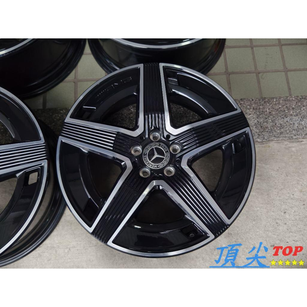 【頂尖】優質中古鋁圈 19吋賓士 GLC300 AMG鋁圈/BEMZ AMG鋁圈/2025年GLC原廠鋁圈 一套5W8-細節圖2