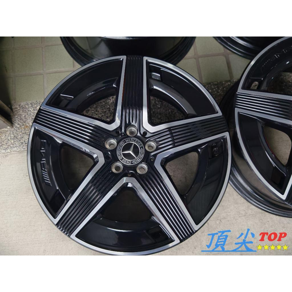 【頂尖】優質中古鋁圈 19吋賓士 GLC300 AMG鋁圈/BEMZ AMG鋁圈/2025年GLC原廠鋁圈 一套5W8-細節圖3