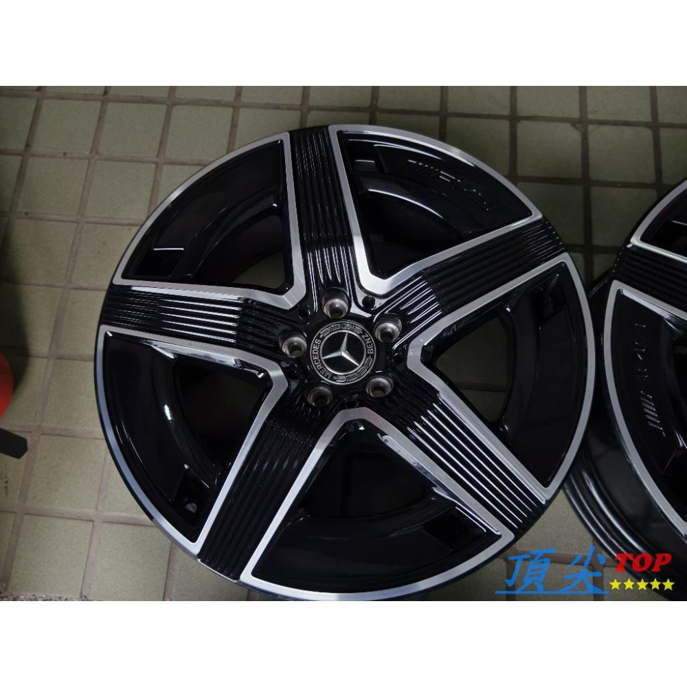 【頂尖】優質中古鋁圈 19吋賓士 GLC300 AMG鋁圈/BEMZ AMG鋁圈/2025年GLC原廠鋁圈 一套5W8-細節圖4