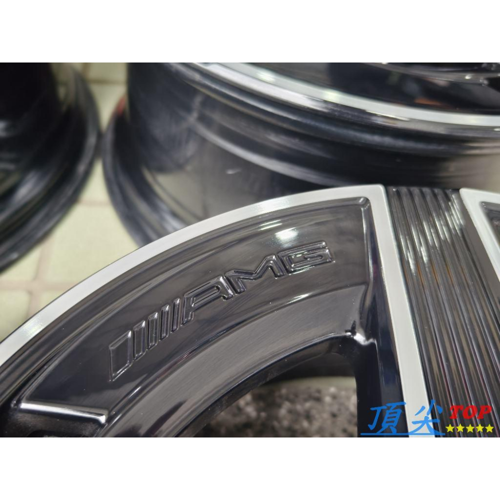 【頂尖】優質中古鋁圈 19吋賓士 GLC300 AMG鋁圈/BEMZ AMG鋁圈/2025年GLC原廠鋁圈 一套5W8-細節圖6