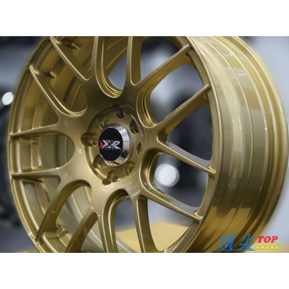 【頂尖】全新xxr鋁圈 XXR530 17吋鋁圈 7.5J ET40 4X100/4X114.3復合孔鋁圈 金色鋁圈-細節圖2