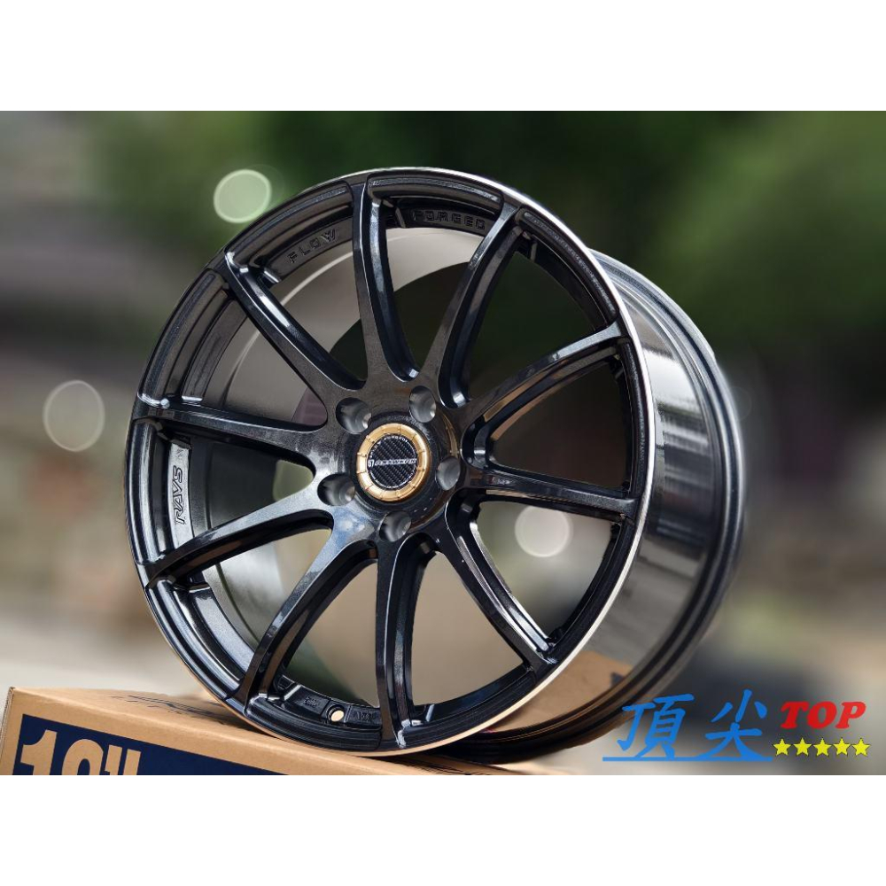 【頂尖】全新 18吋旋壓鋁圈 類G57鋁圈 5X112 8J ET35 珍珠灰 類RAYS G57樣式-細節圖3