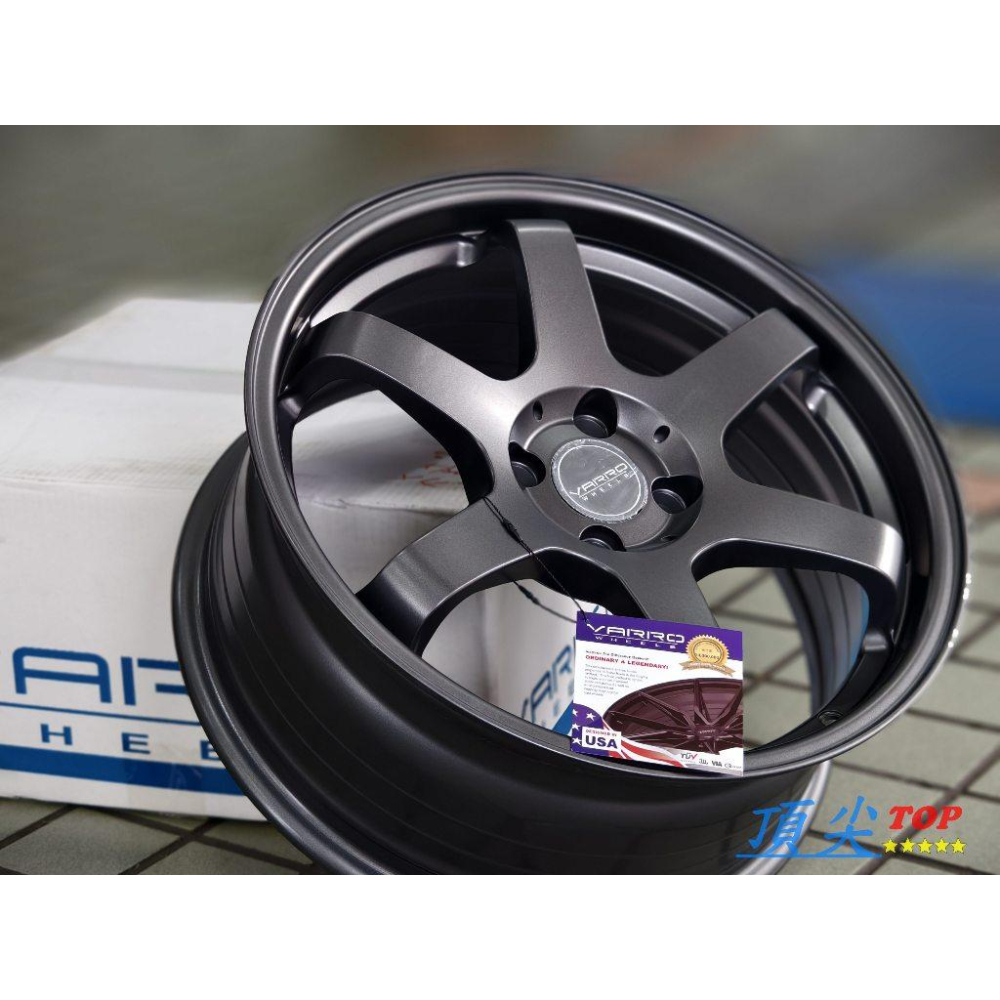 【頂尖】全新VARRO鋁圈 VD33X 17吋旋壓鋁圈 4X100 7.5J ET42 消光鐵灰 類TE37 美國品牌-細節圖2
