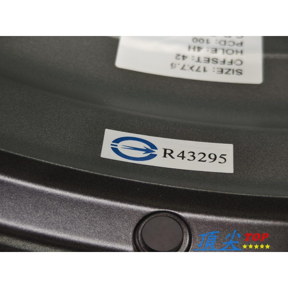 【頂尖】全新VARRO鋁圈 VD33X 17吋旋壓鋁圈 4X100 7.5J ET42 消光鐵灰 類TE37 美國品牌-細節圖5