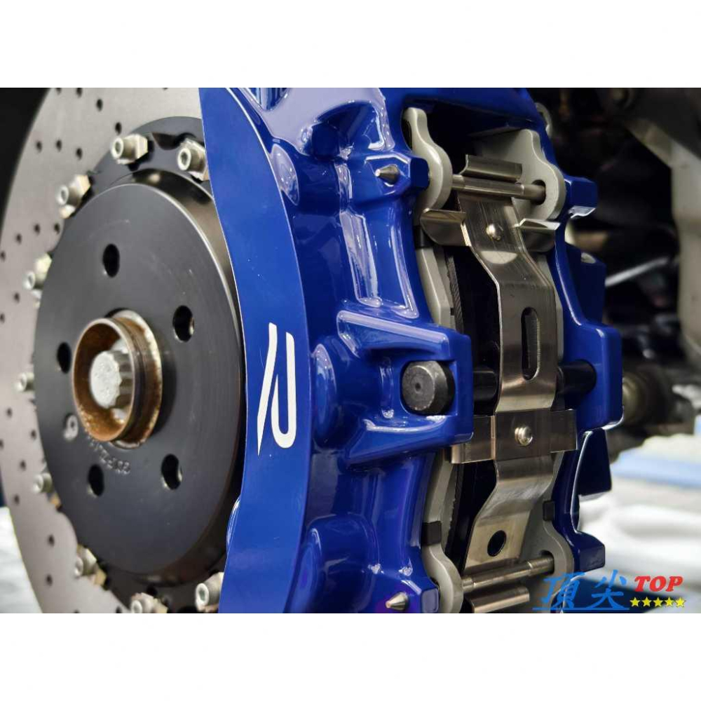 【頂尖】全新 BREMBO卡鉗 ZL1卡鉗+355mm全浮動碟盤/大六活塞卡鉗/GOLF R卡鉗/客製化字體卡鉗-細節圖2
