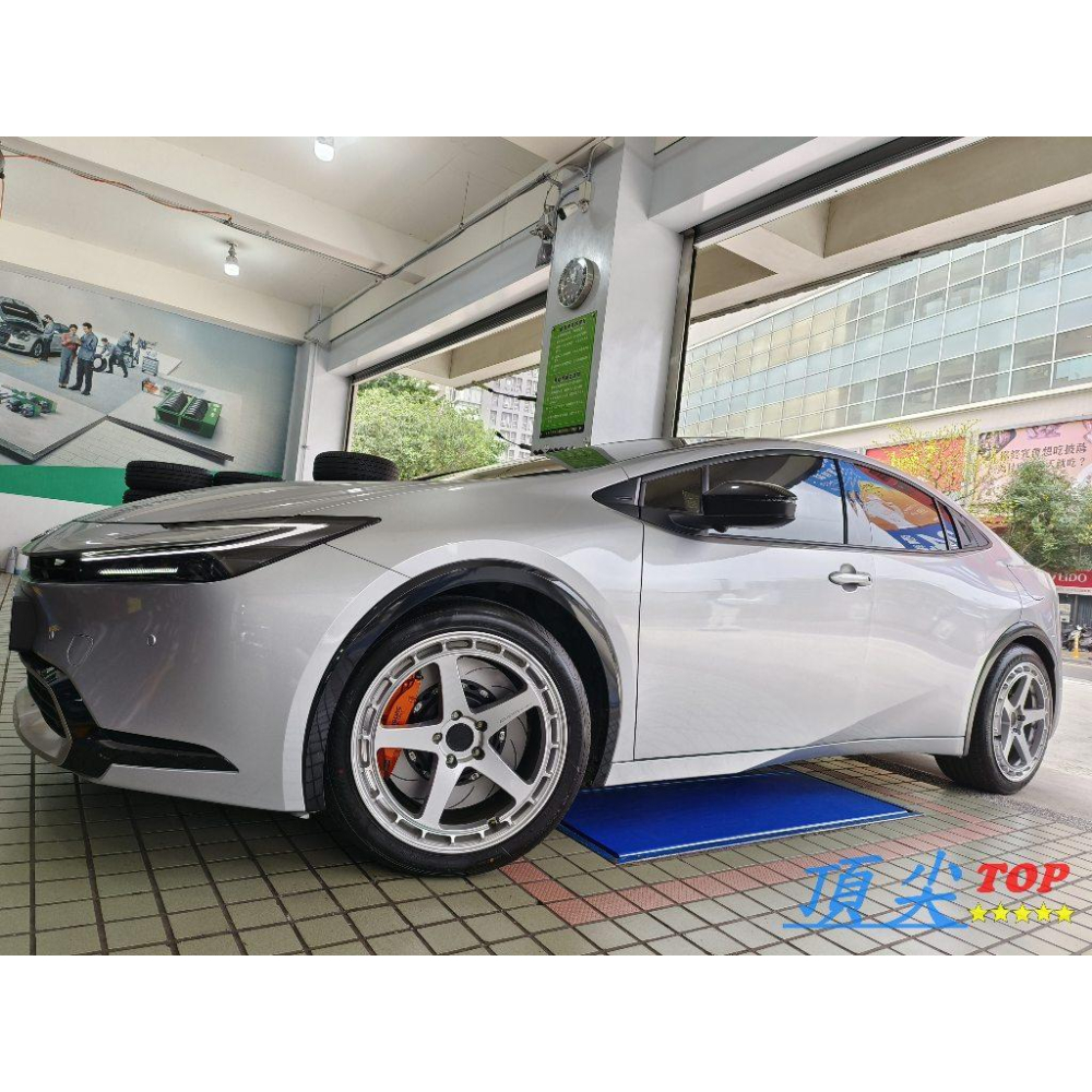 【頂尖】全新 DATA SF01 20吋旋壓鋁圈 5X114.3 8.5J ET40 五爪銀色車銀邊 Prius鋁圈-細節圖3