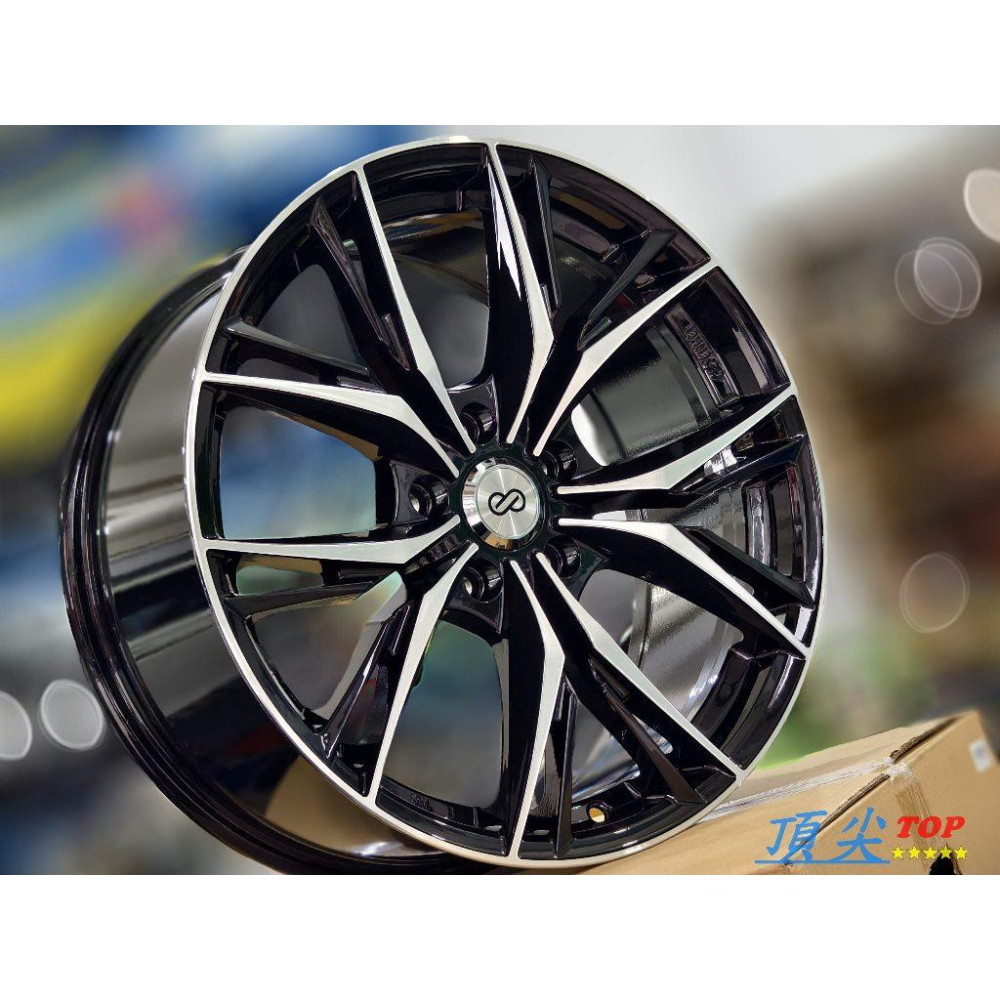 【頂尖】全新 ENKEI鋁圈 SP77 17吋鋁圈/18吋鋁圈/20吋鋁圈 亮黑車面/ENKEI sp77鋁圈-細節圖2