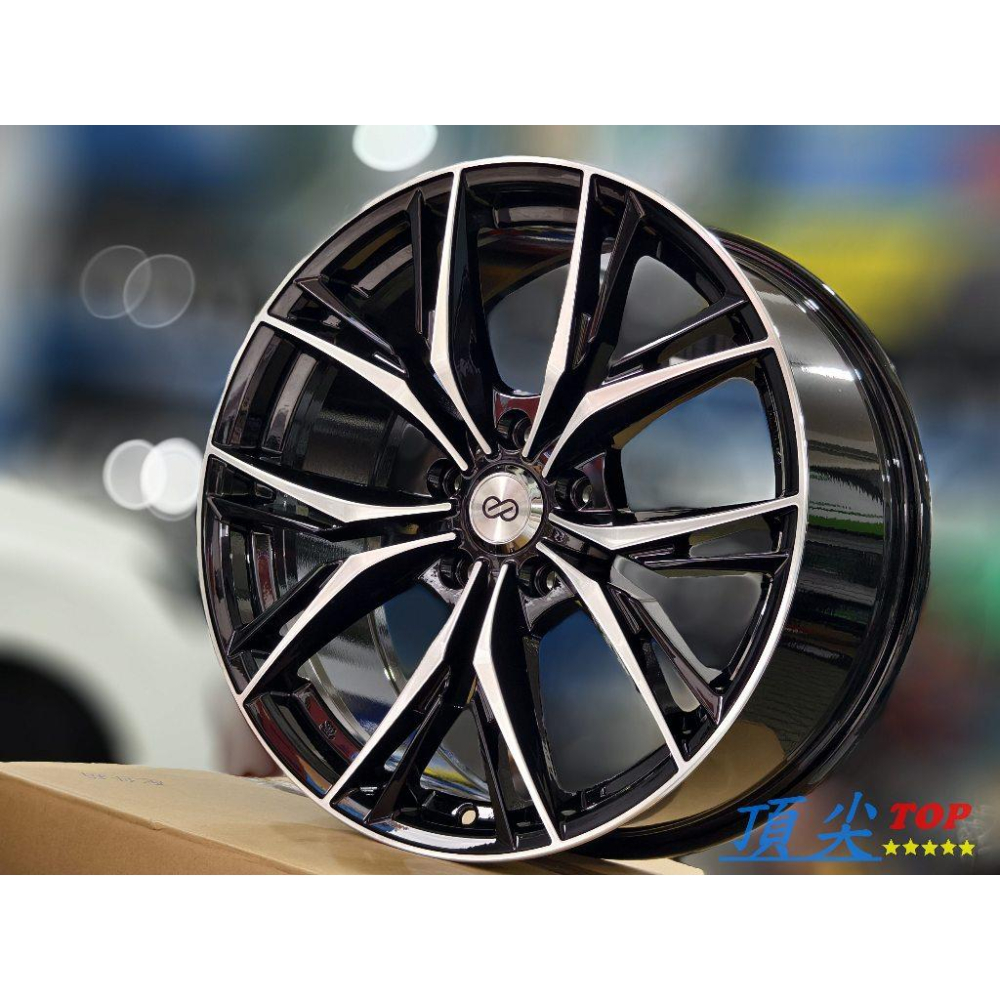 【頂尖】全新 ENKEI鋁圈 SP77 17吋鋁圈/18吋鋁圈/20吋鋁圈 亮黑車面/ENKEI sp77鋁圈-細節圖3
