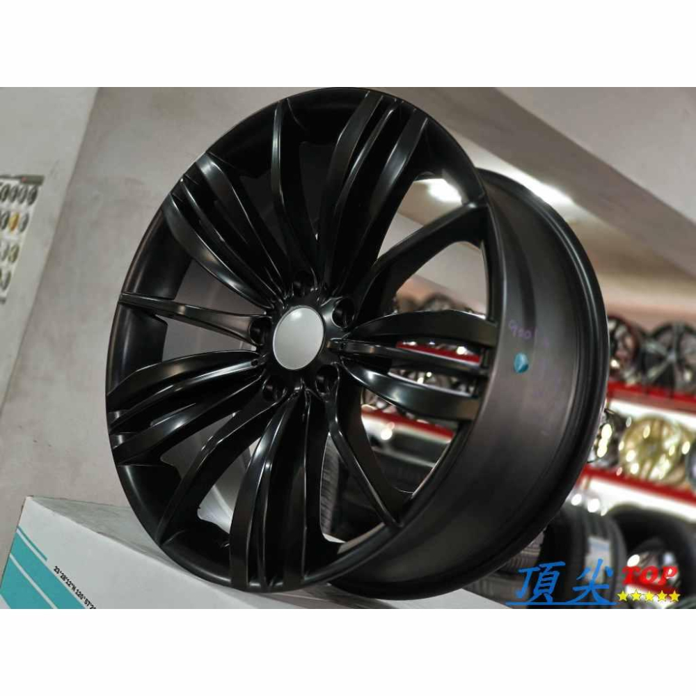 【頂尖】全新 19吋鋁圈 9001A 5X120 8J+9J 前後ET42 19吋前後配鋁圈 5孔112前後配鋁圈-細節圖2