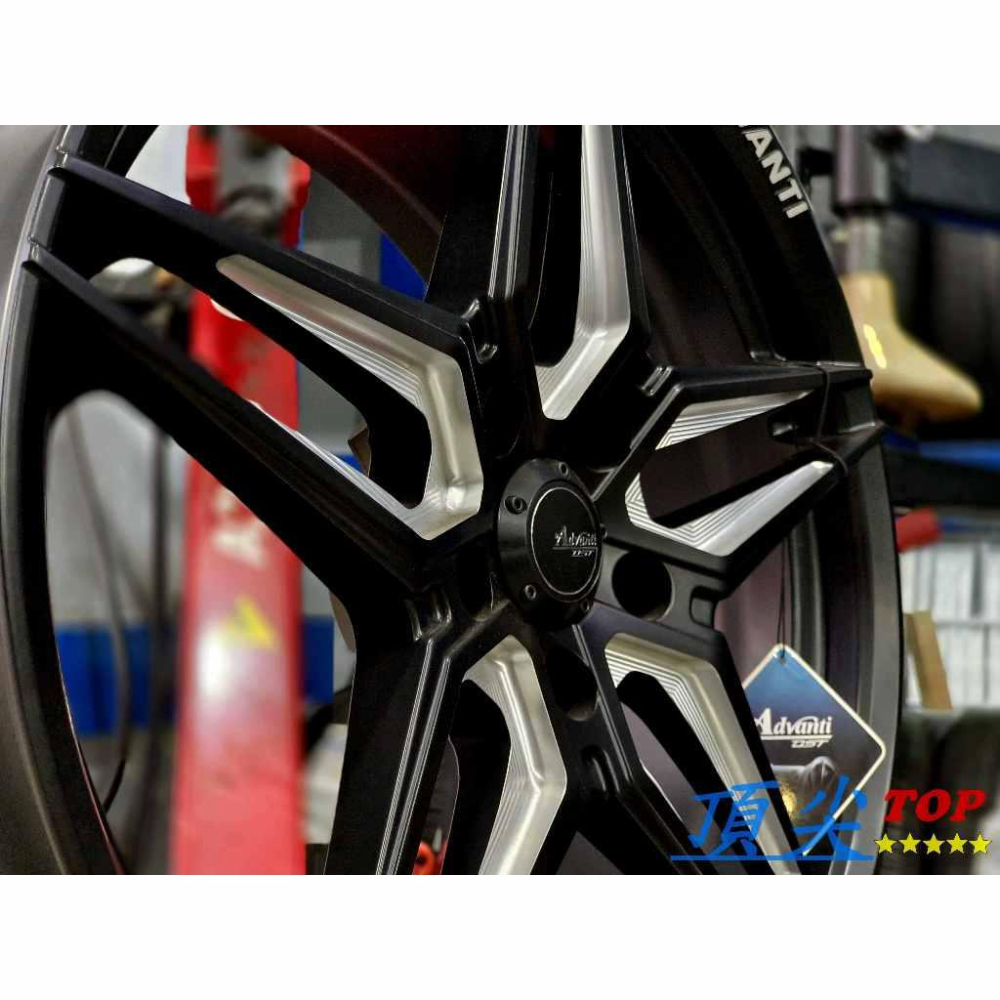 【頂尖】全新 ADVANTI鋁圈 N983 19吋旋壓鋁圈 5X114.3 8.5J ET35 消光黑洗溝銀 雅泛迪鋁圈-細節圖4