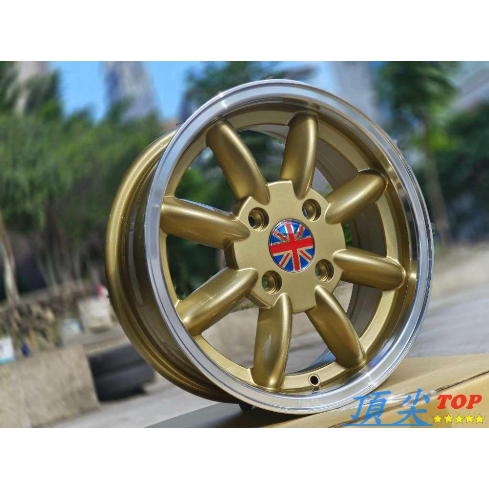 【頂尖】全新15吋鋁圈 15吋芭蕉圈 4X114.3 菱利鋁圈/中華A180鋁圈 4X114.3 5.5J ET35-細節圖2