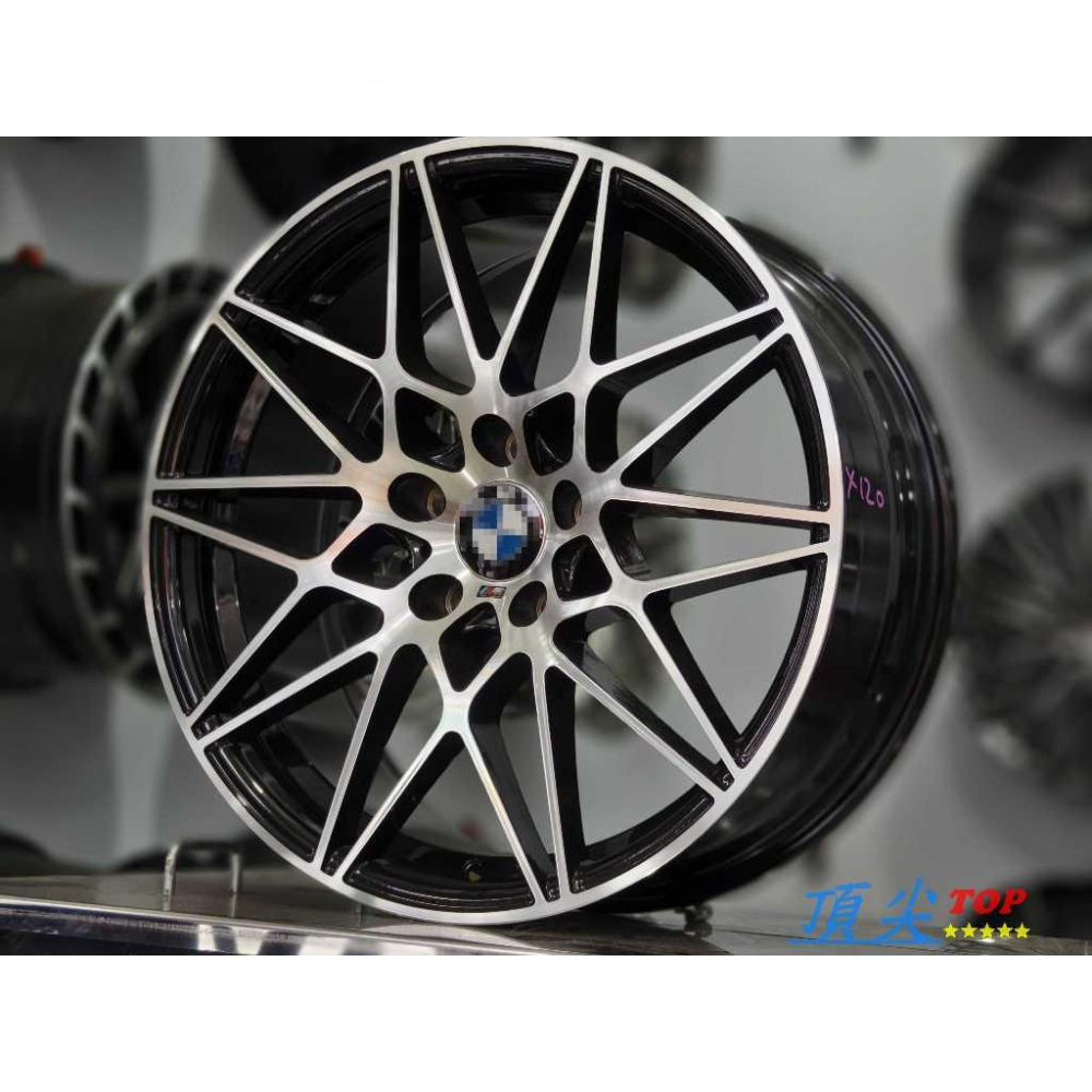 【頂尖】全新 類BMW F80鋁圈樣式 19吋鋁圈 5X120前後配 8.5J+9.5J BMW M3鋁圈樣式-細節圖2