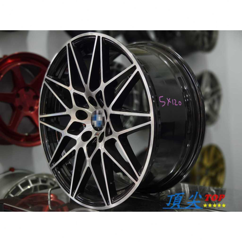 【頂尖】全新 類BMW F80鋁圈樣式 19吋鋁圈 5X120前後配 8.5J+9.5J BMW M3鋁圈樣式-細節圖4