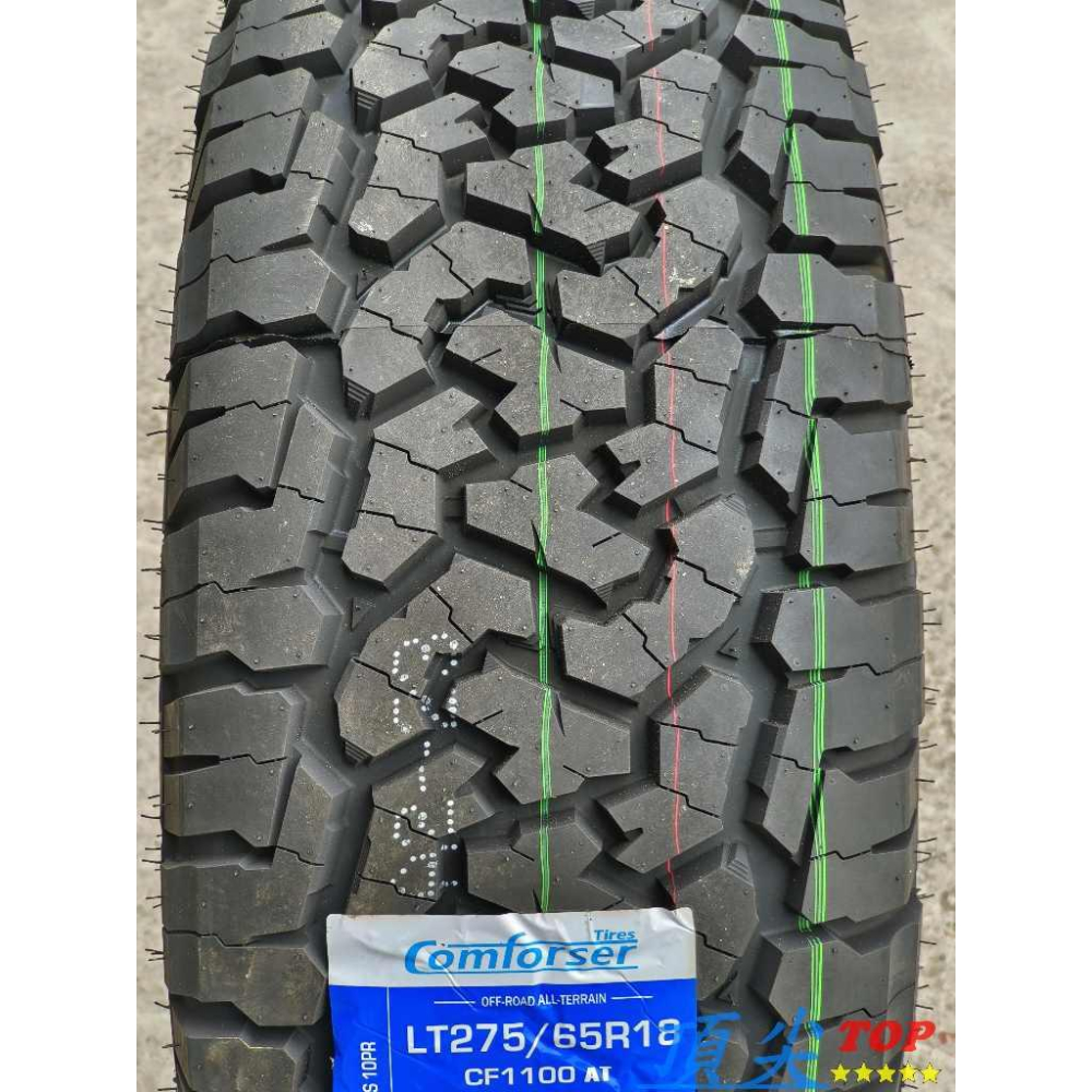 【頂尖】全新科馬士輪胎 CF1100 LT275/65-18 AT胎/越野胎/巧顆粒胎/高載重輪胎-細節圖3