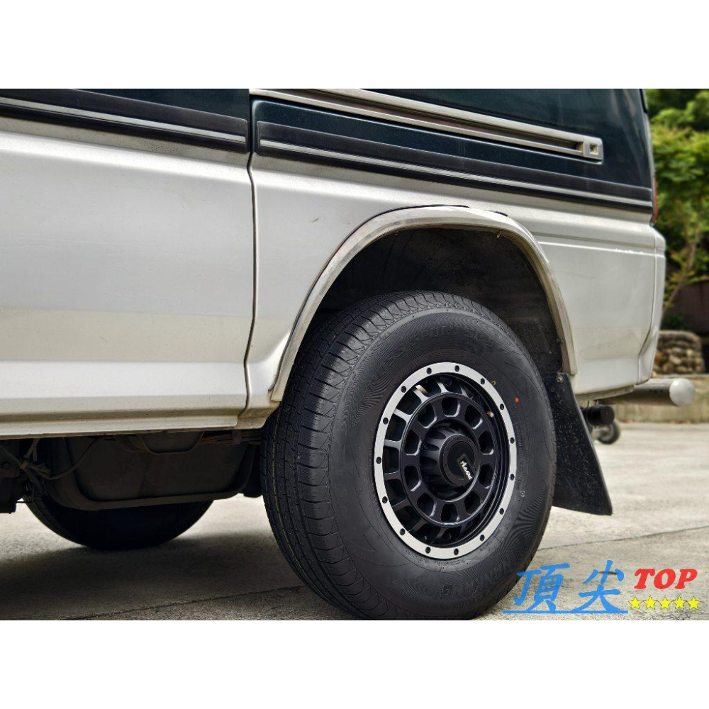 【頂尖】全新越野鋁圈 si鋁圈 RFF05-1 6x139.7 7j et15 平光黑車邊 4X4鋁圈 Delica鋁圈-細節圖3