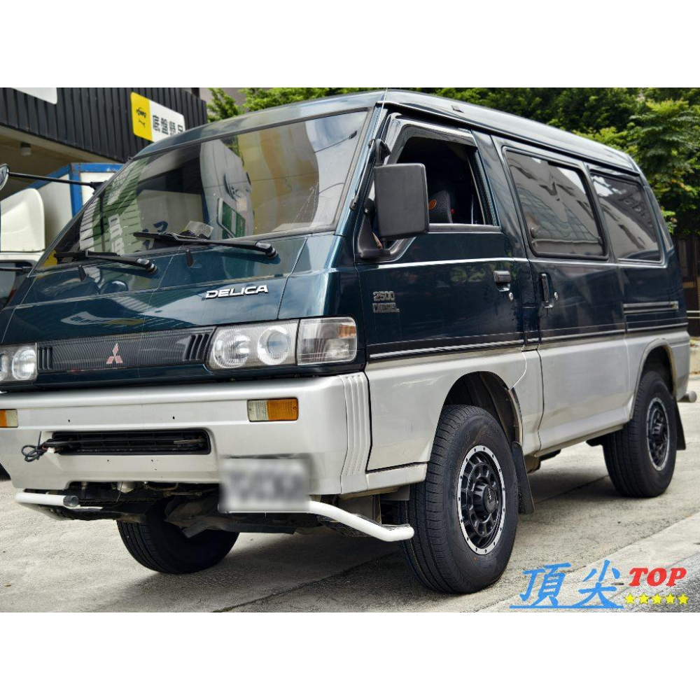 【頂尖】全新越野鋁圈 si鋁圈 RFF05-1 6x139.7 7j et15 平光黑車邊 4X4鋁圈 Delica鋁圈-細節圖4