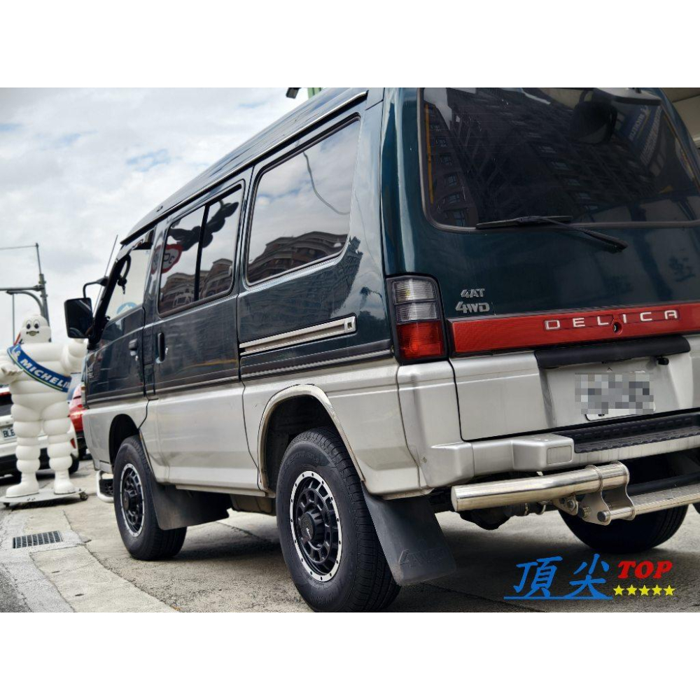 【頂尖】全新越野鋁圈 si鋁圈 RFF05-1 6x139.7 7j et15 平光黑車邊 4X4鋁圈 Delica鋁圈-細節圖5