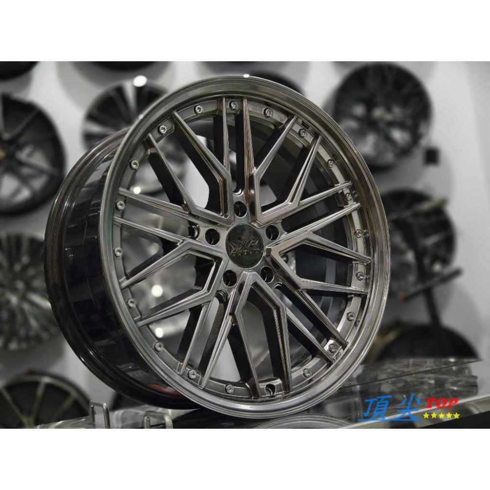 【頂尖】全新美國XXR鋁圈 XXR571 18吋深唇鋁圈/18吋海拉風鋁圈 8.5J 5X114.3 ET35 鈦色鋁圈-細節圖3