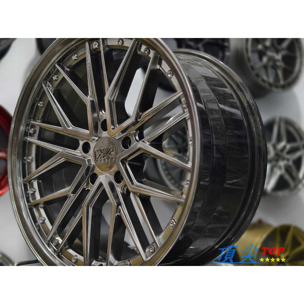 【頂尖】全新美國XXR鋁圈 XXR571 18吋深唇鋁圈/18吋海拉風鋁圈 8.5J 5X114.3 ET35 鈦色鋁圈-細節圖5