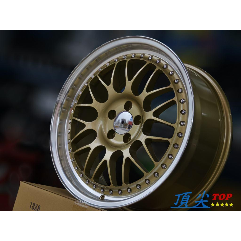 【頂尖】全新 18吋鋁圈 深唇鋁圈 5X100/5X112/5X114.3/5X120/5X108網狀/深唇/海拉風鋁圈-細節圖3