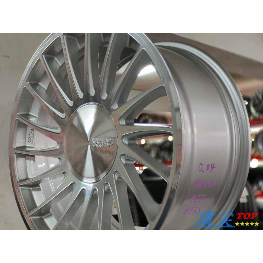 【頂尖】全新 3SDM鋁圈 3SDM0.04 18吋鋁圈 8.5J 5X100 ET35 3SDM小太陽鋁圈-細節圖4