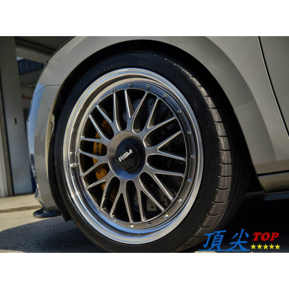 【頂尖】全新 RSM鋁圈 RF01 19吋深唇鋁圈 類LM鋁圈/類LM樣式鋁圈 5X112/5X114.3/5X108-細節圖2