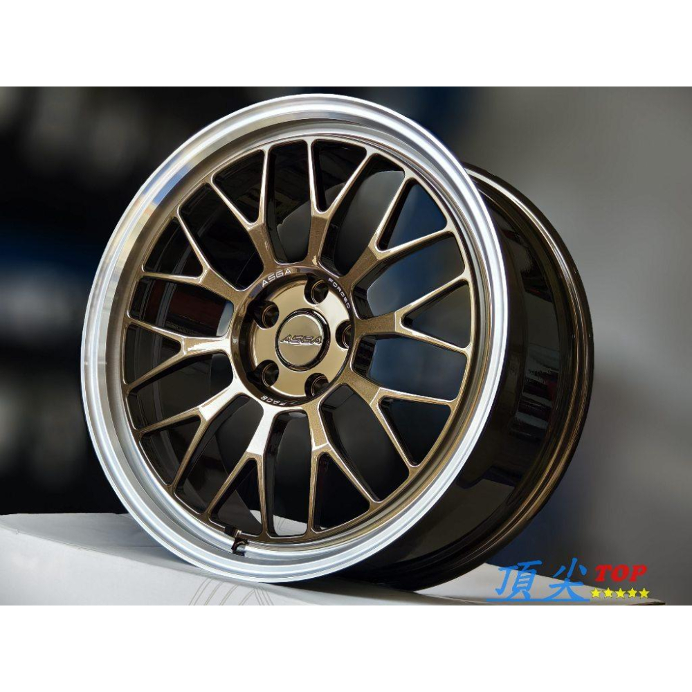 【頂尖】全新 ASGA FA08 19吋鍛造鋁圈 8.5J 5X114.3/5X112/5X108 深唇鋁圈/海拉風鋁圈-細節圖2