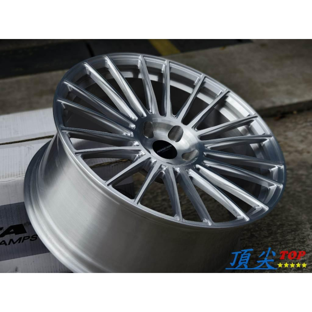 【頂尖】全新 DATA鋁圈 FD02 19吋鍛造鋁圈 亮銀 8.5J 5X114.3/5X112/5X108 客製化鋁圈-細節圖4