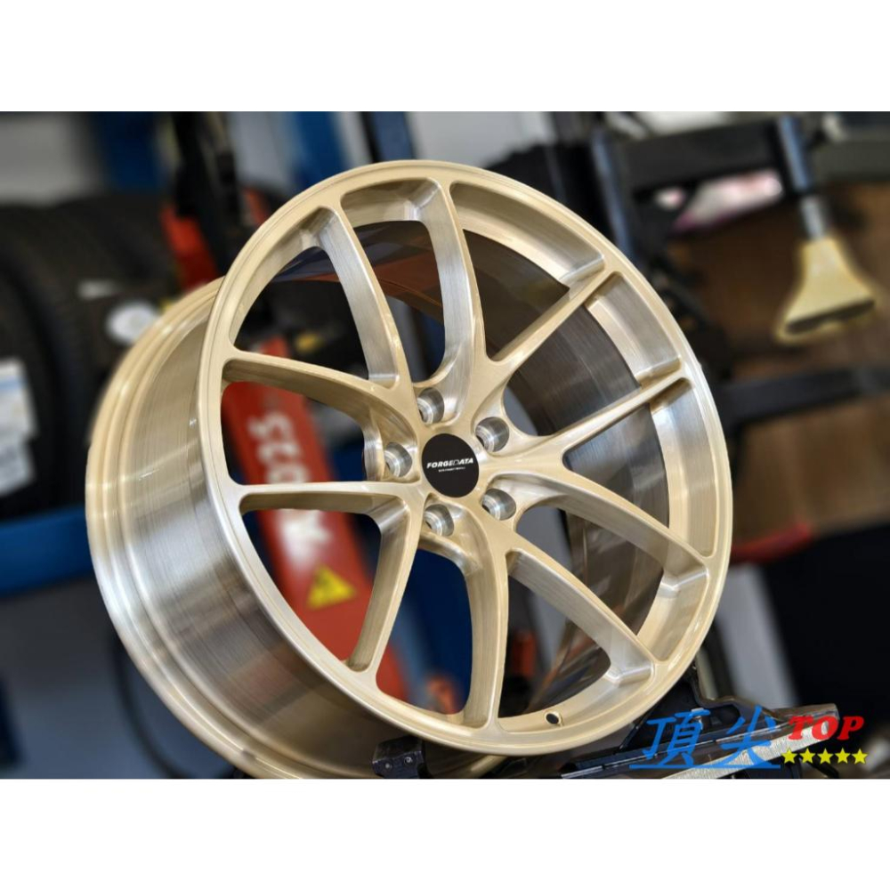【頂尖】全新 DATA鋁圈 FD01 20吋鍛造鋁圈 5X114.3/5X108/5X112 20吋鋁圈 伯金鋁圈-細節圖2